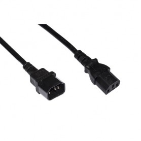CAVO ALIMENTAZIONE LINK PROLUNGA MASCHIO /FEMMINA 1,8mt NERO - LKIEC18