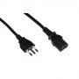 CAVO ALIMENTAZIONE LINK X PC/STAMPANTI S PINA ITALIANA TRIPOLARE 10A 1,8mt Colore Nero - LKIT18