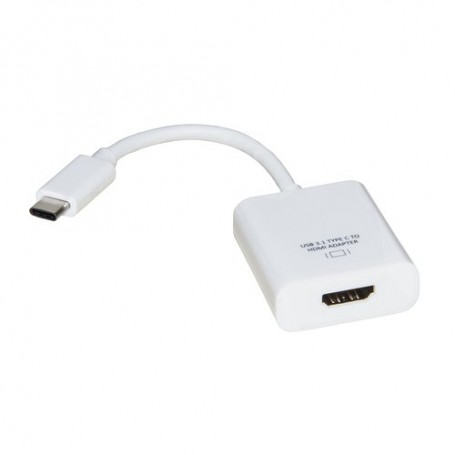 ADATTATORE LINK USB-C MASCHIO - HDMI FEM MINA - Ultra HD 4K