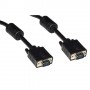 CAVO MONITOR LINK SVGA M/M 15 POLI DOPPI A SCHERMATURA CON FILTRO DI FERRITE ANTIDISTURBO 1,8mt NERO