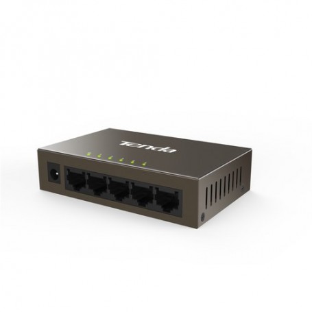 SWITCH TENDA TEF1005D 5P LAN DESKTOP 10/ 100M RJ45 CASE METALLICO