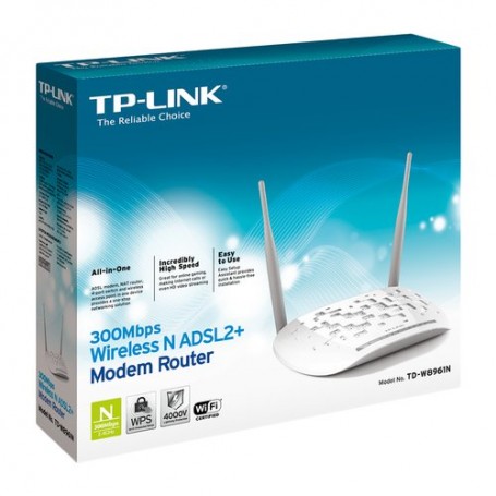 ROUTER TP-LINK TD-W8961N(EU) ADSL2+ 300M