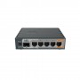 ROUTERBOARD MIKROTIK hEX S Dual Core880M Hz MHz CPU,256MB RAM,5P GigabitLAN,SFP,USB,PoE-out on port5,RouterOS L4,plastic