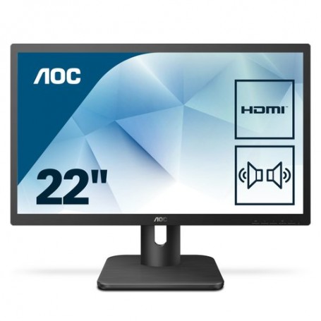 MONITOR AOC LED 21.5" Wide 22E1D 1920x10