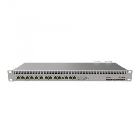RouterBOARD MIKROTIK RB1100Dx4 Dude Edit ion 1GB RAM, 13xGbit LAN,60GB M.2 drive, RouterOS L6, 1U rackmount case Dual PSU