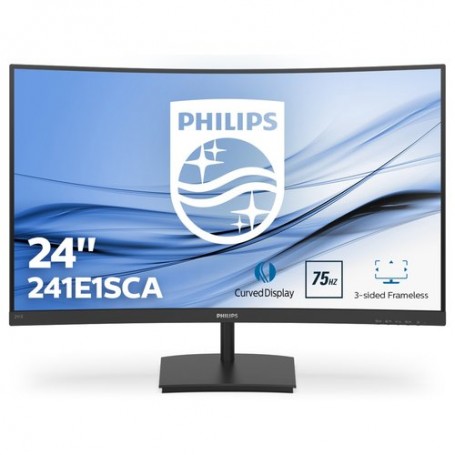 MONITOR PHILIPS LED 23.6" Wide CURVED 24