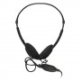 CUFFIA AUDIO STEREO LINK CON 1 CONNETTOR E JACK 3,5 MM Lunghezza cavo 1,30 mt COLORE NERO