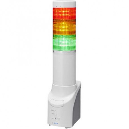 TORRETTA PATLITE DI SEGNALAZIONE LUMINOS A CON LETTORE MP3 PER IL MONITORAGGIO NETWORKING -  NHL-3FV2W-RYG