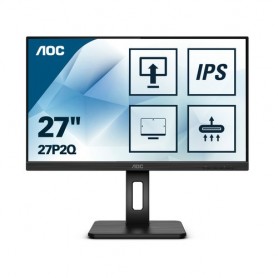 MONITOR AOC LED 27" Wide 27P2Q IPS 1920x 1080 4ms 250cd/mq 50.000.000:1 2x2W MM PIVOT Reg. in H VGA DVI HDMI DP USB