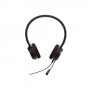 Cuffia professionale Jabra EVOLVE 20 MS Duo USB, Cancellazione di rumore,USB,tasto "Mute",certificata Microsoft