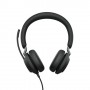 Cuffia professionale Jabra EVOLVE2 40 MS Duo USB, Cancellazione di rumore,USB,tasto "Mute", Busylight , Certificata Micr