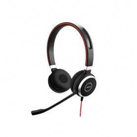 Cuffia professionale Jabra EVOLVE 40 MS Duo USB+Jack, Cancellazione di rumore,USB,tasto "Mute", Busylight, Certificata M