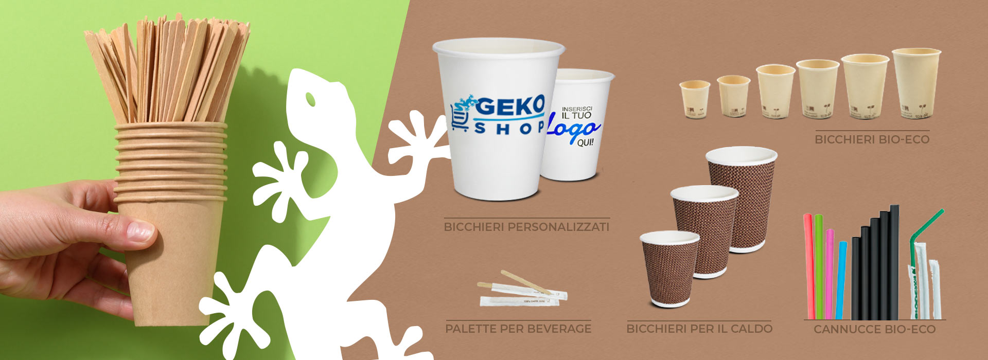 Bicchieri Bio eco